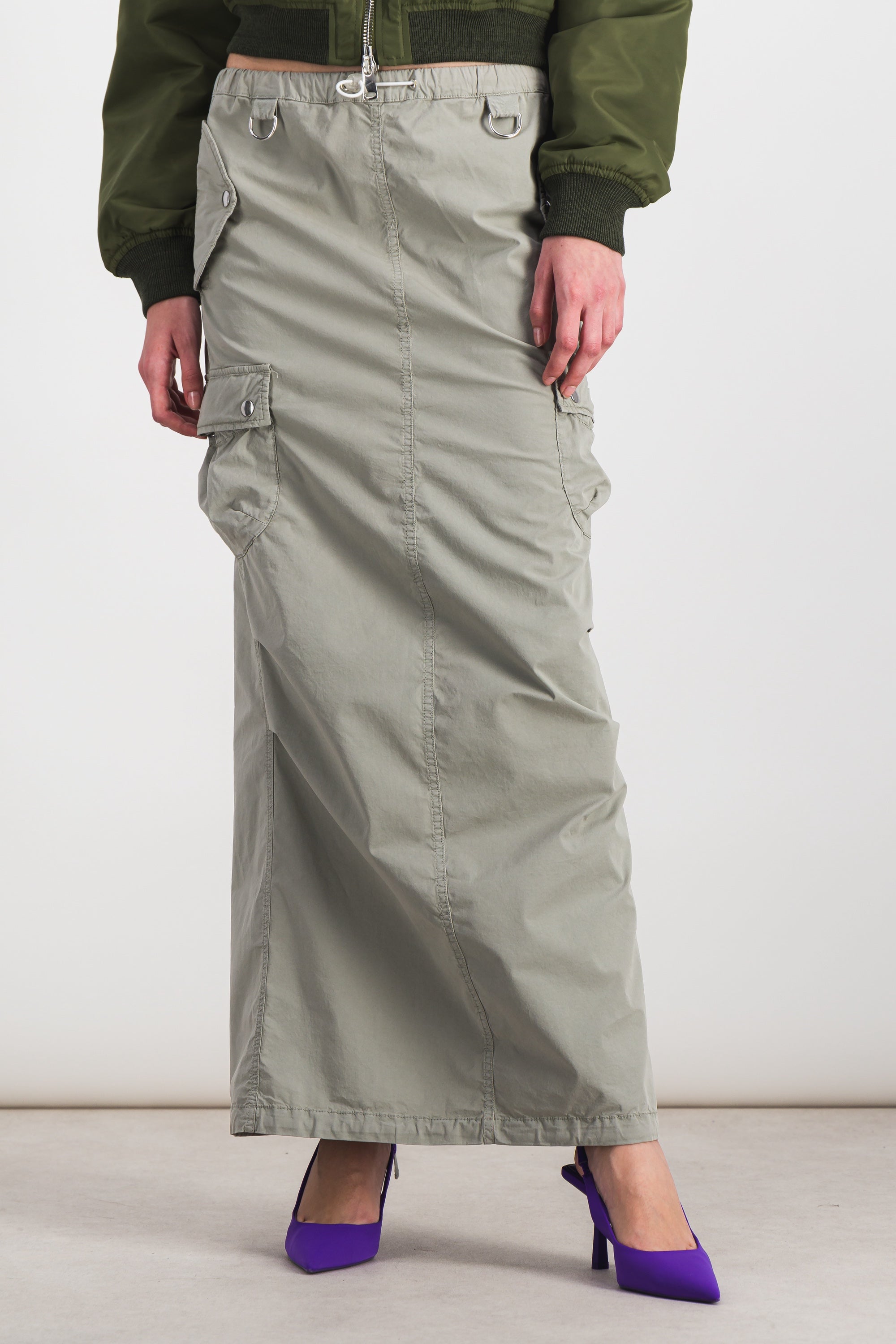 Coperni – Multi-pocketed cargo maxi skirt – Renaisa